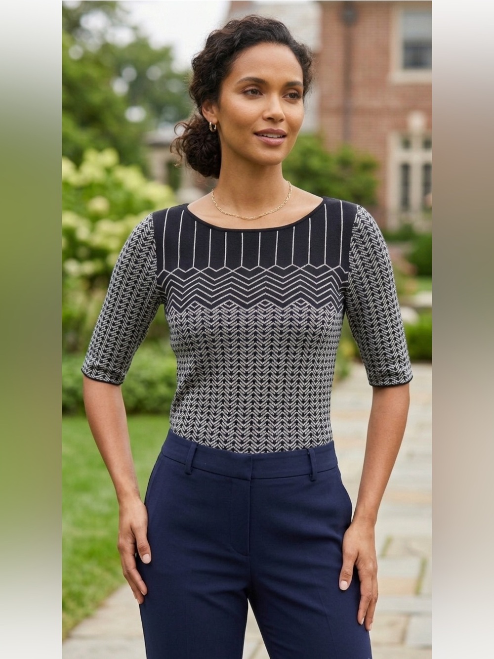 Ivanka Trump || Woman’s 1/4 sleeves Blouse size Small